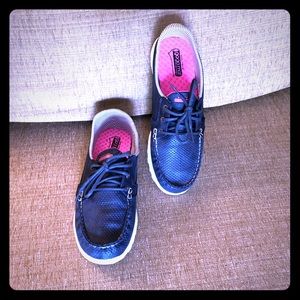 Skechers Women’s 8.5 Boat Shoes Blue/Pink/White